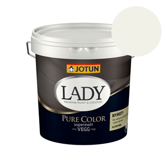 TILBUD: Jotun Lady Pure Color 2,7 l. Vægmaling -  Farve: 1624 Letthet
