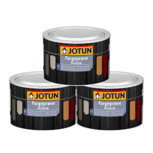 3 Jotun farveprøver - eksteriør 3 Jotun farveprøver - eksteriør